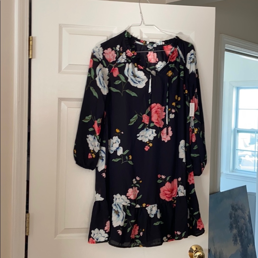 NWT old navy floral long sleeve dress